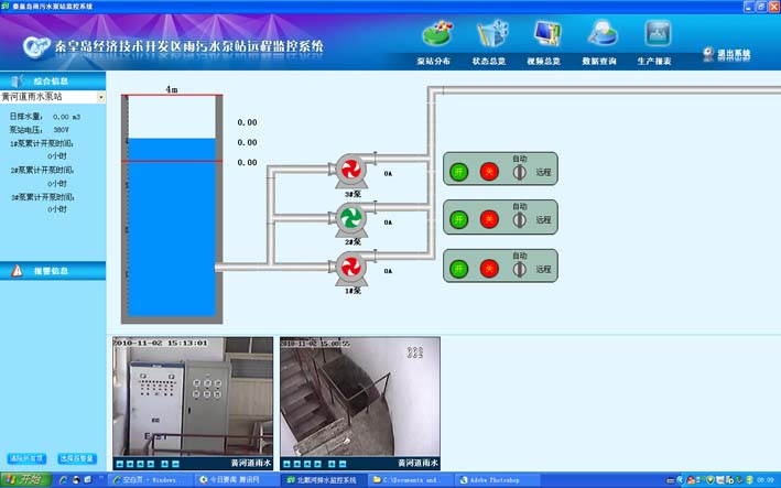 北戴河排水泵站自动化监控系统